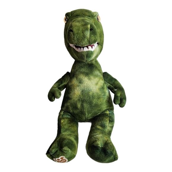 Build A Bear Workshop Dinosaur Green 17-inch Animal Stuffed Soft Plush Puppet - Picture 7 of 9
